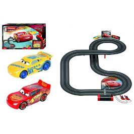 Conquest Autodráha Carrera First Auta 3/Cars 3,5m plast na baterie v krabici 50x30x8cm