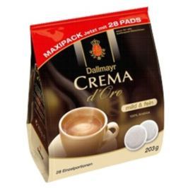 Dallmayr Crema d Oro Mild & Fein Intensa pody Senseo 28 ks