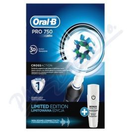 ORAL B ORAL-B, Elektrický kartáček, Pro 750 Cross Action + Travel Case -black