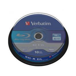 Verbatim Blu-ray BD-R DL 50GB 6x 10-cake