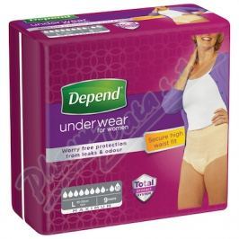 KIMBERLY-CLARK Inkont.kalh.abs.DEPEND Maximum L pro ženy 9ks