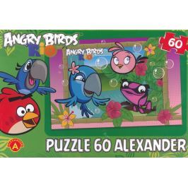 ALEXANDER Dětské puzzle Angry Birds RIO: Bubliny 60 dílků