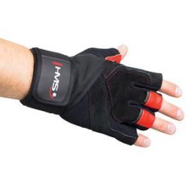 HMS FITNESS RUKAVICE ČERVENÉ RST01 VEL. M, S