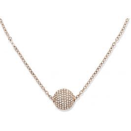 Tommy Hilfiger Bronzový náhrdelník Kulička s krystaly TH2700838