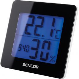 SENCOR SWS 1500 B TEPLOMĚR S HODINAMI