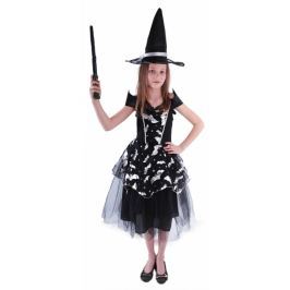 Karnevalový kostým čarodějnice/halloween netopýrka, vel. L