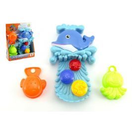 Teddies Zvířátko do vany delfín mlýnek plast 22cm na kartě 18m+