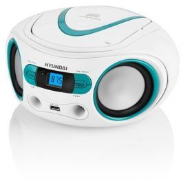 Hyundai Radiopřijímač TRC 533 AU3WBL s CD/MP3/USB, bílá/modrá