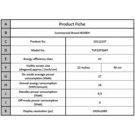 GoGEN Televize TVF 22P266T LED