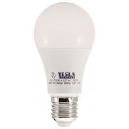 TESLA Žárovka LED 9W, E27, teplá bílá