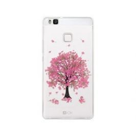 4-OK Flover Cover TPU Huawei P9 Lite, Pink Tree