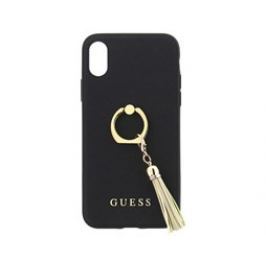 Guess Saffiano Ring Hard Case iPhone X, Black