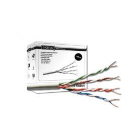 Digitus UTP kabel drát AWG24, měď, Cat.5e, box 100m, PVC