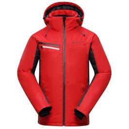 Alpine Pro Pánská lyžařská bunda BAUDOUIN, XL, Červená