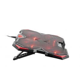 Natec Genesis laptop cooling pad OXID 250 15.6-17.3 4 FANS, LED LIGHT, 2 USB