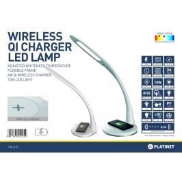 Platinet stolní lampa 18W s QI nabíječkou