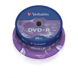 Verbatim DVD+R 4,7 GB 16x 25-cake