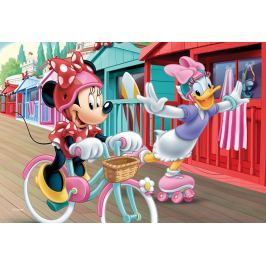Trefl Dětské puzzle 54 dílků - Minnie a Daisy na zmrzlině