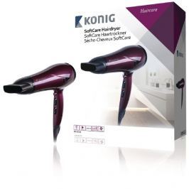 König KN-HC40 - Vysoušeč vlasů, 2000W, vínový/černý