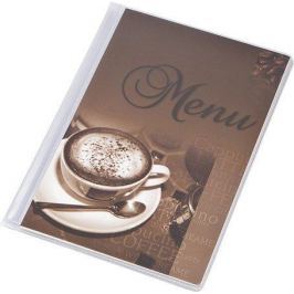 PANTA PLAST Desky na jídelní lístek Coffee, motiv káva, A5,