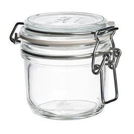 NO NAME Skleněná dóza s klipem, 0,5 l, 2 ks
