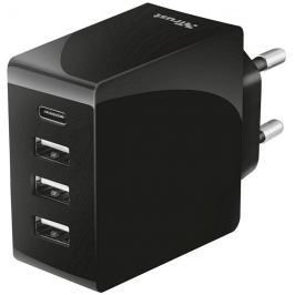 TRUST Fast Wall Charger 24W with 4 USB-C, USB-A