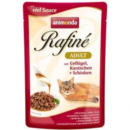 Animonda cat kapsa Rafiné 100g - Drůbež/králík/šunka