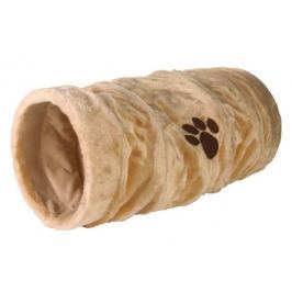 Tunel pro kočky Plyšový/Šustící 22cm/60cm - antracitový