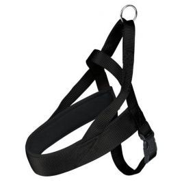 Postroj (trixie) PREMIUM comfort černý - 4/53-66cm
