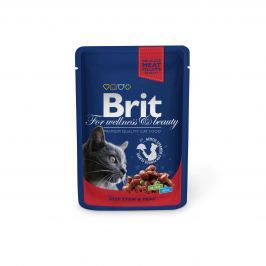 BRIT cat kapsa ADULT 100g - BEEF stew/peans