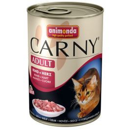 ANIMONDA cat konzerva CARNY hovězí/srdce - 200g