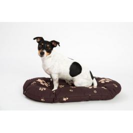 Pelech (polštář) TLAPKA hnědo/béžová - 60cm