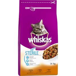 WHISKAS suché STERILE kuřecí - 1,4kg