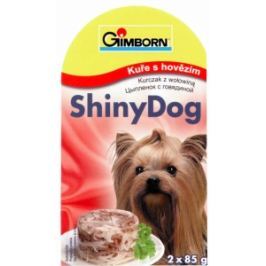GIMBORN SHINYdog KUŘE/hovězí 2x85g