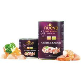 NUEVO cat konz. ADULT kuře/krevety - 200g