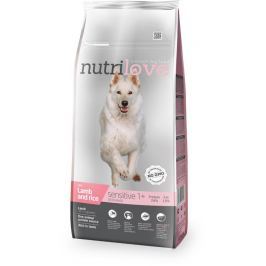 NUTRILOVE pes SENSITIVE jehněčí - 3kg