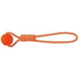 HRAČKA MÍČ/na šnůře oranžový - 6cm/42cm