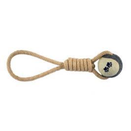 ARGI PŘETAHOVADLO s míčkem - jutové - 33cm