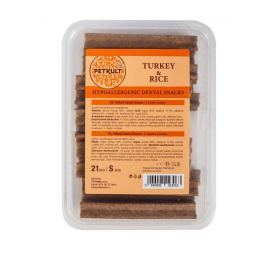 PETKULT DENTAL hypoaler. TURKEY/rice - 21ks / S