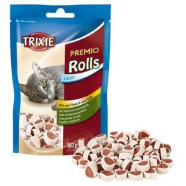 Trixie cat pochoutka Premio light rolky kuře/losos 50 g