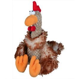 HRAČKA plyšový KOHOUT sedící 22cm