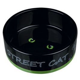 MISKA - keramická 0,3 l/12cm STREET CAT černá s očima