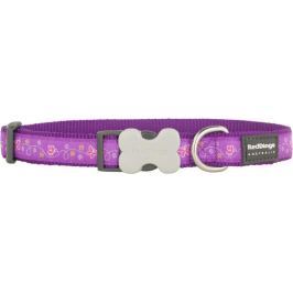 Obojek RD BUTTERFLY purple - 1,2/20-32cm