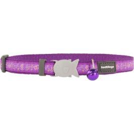 Obojek RD cat BUTTERFLY purple - 1,2/20-32cm