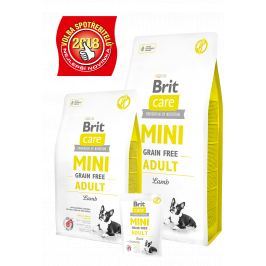 BRIT CARE dog MINI GF ADULT lamb - 400g