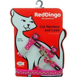 Postroj RD cat s vodítkem LIME - DAISY CHAIN GREEN