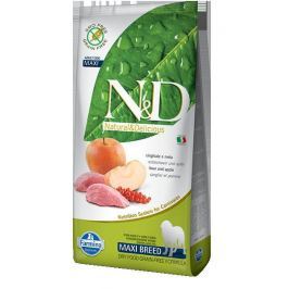N&D dog GF ADULT MAXI BOAR / APPLE - 12kg