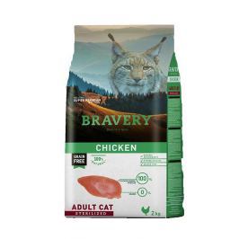BRAVERY cat STERELIZED chicken - 2 kg