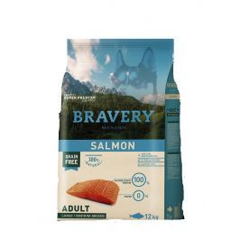 BRAVERY dog ADULT large / medium SALMON - 4 kg