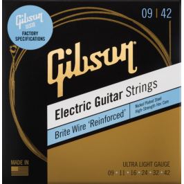 Gibson Brite Wire Reinforced Electric Gutar Strings Ultra-Light